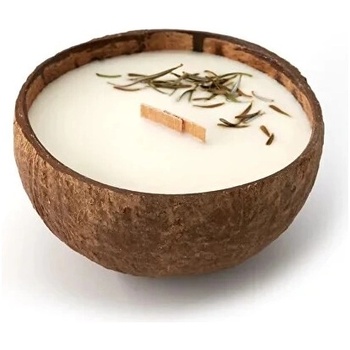 Svíčka z kokosu - vůně kokos